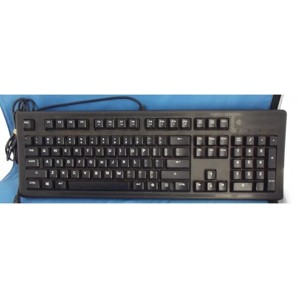 SteelSeries Apex 100 Gaming Keyboard - Tactile & Silent - Blue LED Backlit